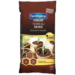 terreau semis fertiligène uab 20l - fertiligene