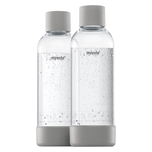 pack de 2 bouteilles 1 l grises - mysoda