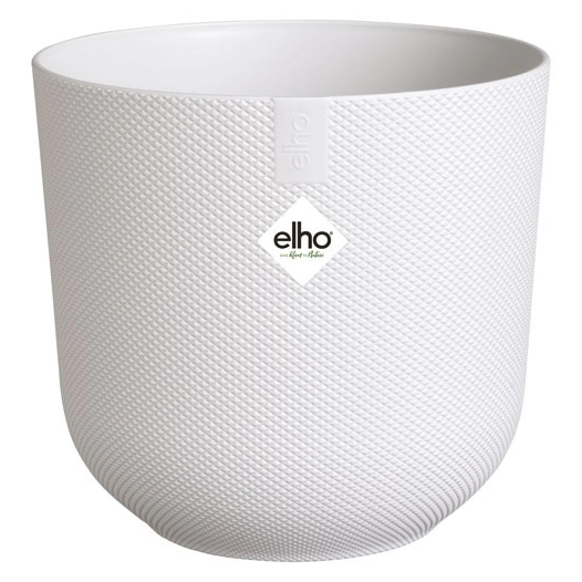 pot jazz rond d.14cm blanc soie - elho
