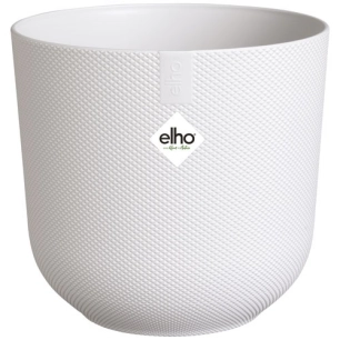 pot jazz rond d.14cm blanc soie - elho
