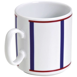 6 mug 30 cl - basque bleu - nova styl