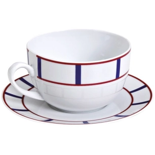 6 paire-tasse jumbo 50 cl - basque bleu - nova styl