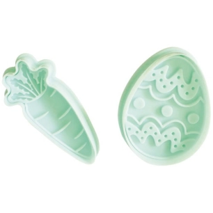 lot 2 découpoirs éjecteurs - pâques - scrapcooking