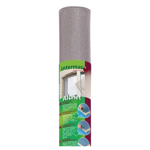 toile moustiquaire alu 1mx30m - intermas gardening