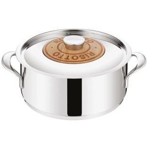 faitout risottiera 24 cm / 4.1 l - emozione - lagostina