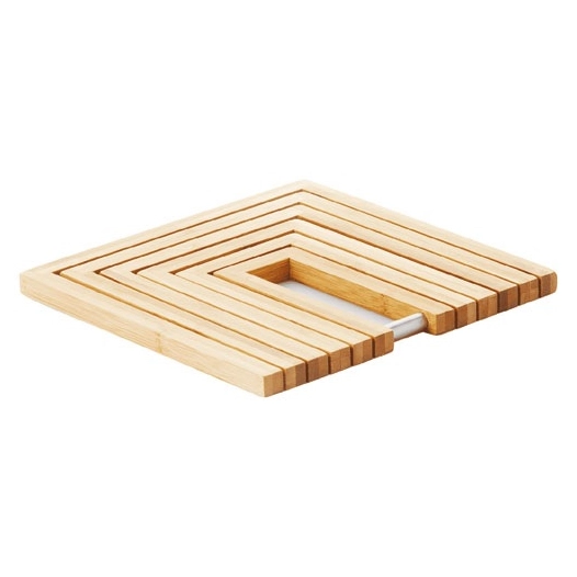dessous de plat pliant - bamboo fsc - point virgule