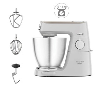 robot pâtissier - titanium chef baker xl - kvl65001wh - kenwood
