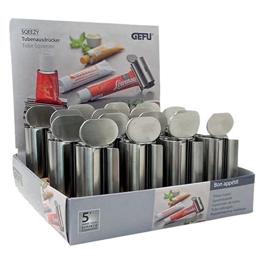 présentoir 16 presse-tubes - sqeezy - gefu