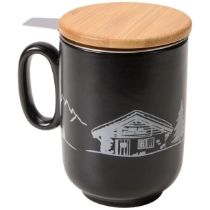 tisanière 45 cl noire - montagne - table et cook