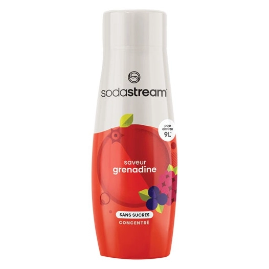 concentré 440 ml - grenadine sans sucres - sodastream