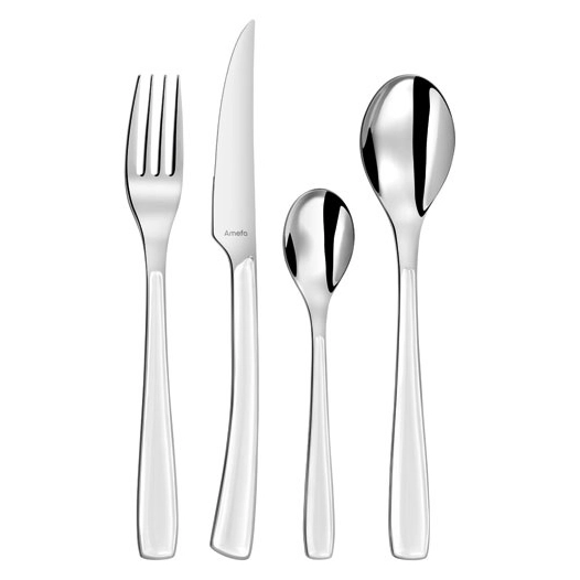 ménagère 24 pièces blanche - alizé - amefa