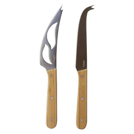 set du fromager 2 couteaux - pebbly