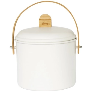 seau à compost 3.5 l crème - pebbly