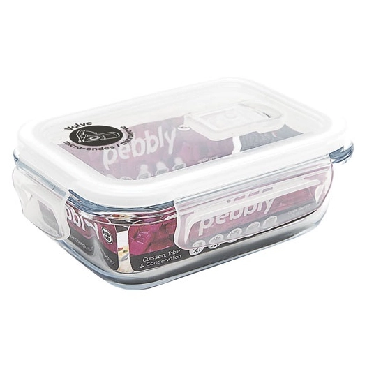 boîte de conservation rectangulaire 0.4 l - pebbly