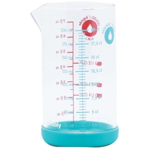 verre mesureur 0.2 l bleu - pebbly