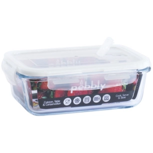 boîte de conservation rectangulaire 0.85 l - pebbly