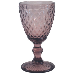 6 verre à pied 20 cl pourpre - diamond - medard de noblat