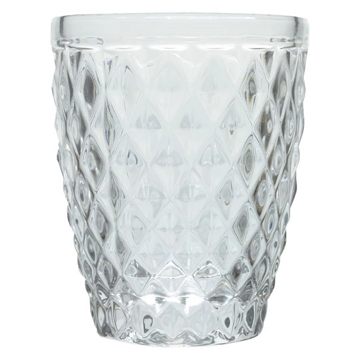 6 gobelet 22 cl transparent - diamond - medard de noblat
