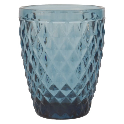 6 gobelet 22 cl bleu - diamond - medard de noblat