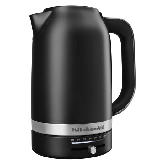 bouilloire 1.7 l température variable noir mat - 5kek1701ebm - kitchenaid
