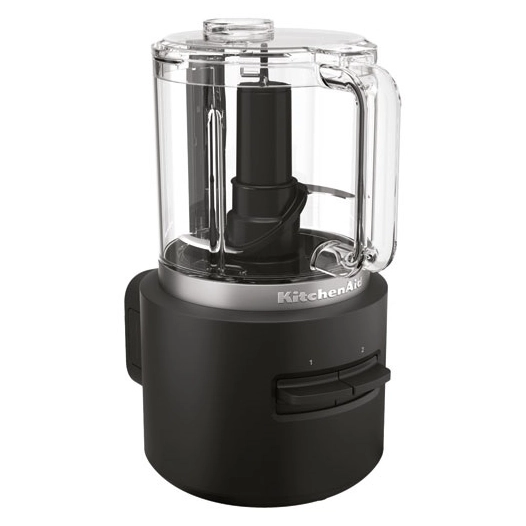 hachoir sans fil avec batterie noir réglisse - kitchenaid go - 5kfcr531bm - kitchenaid