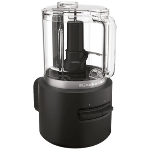 hachoir sans fil avec batterie noir réglisse - kitchenaid go - 5kfcr531bm - kitchenaid