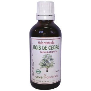 huile essentielle bois de cèdre bio 30 ml - ceven aromes