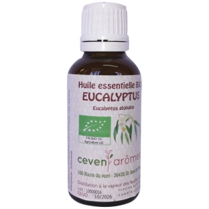 huille esentielle eucalyptus globulus bio 30 ml - ceven aromes