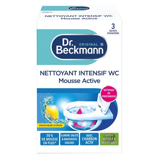 detartrant intensif wc mousse nettoyante 100 g x 3 - dr beckmann