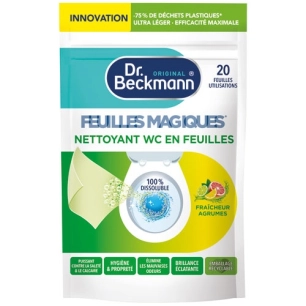 feuilles magiques nettoyant wc fraicheur agrumes x 20 - dr beckmann