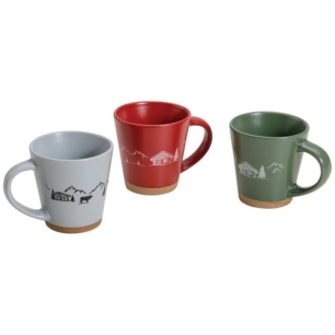 18 montagne tasse cafe 90ml 3 coloris ass - table et cook