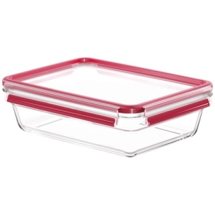 boîte de conservation rectangulaire 2 l - masterseal glass - tefal