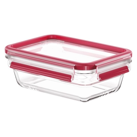 boîte de conservation rectangulaire 0,7 l - masterseal glass - tefal