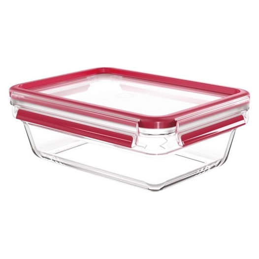 boîte de conservation rectangulaire 1,3 l - masterseal glass - tefal