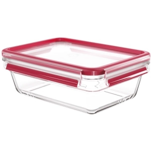 boîte de conservation rectangulaire 1,3 l - masterseal glass - tefal