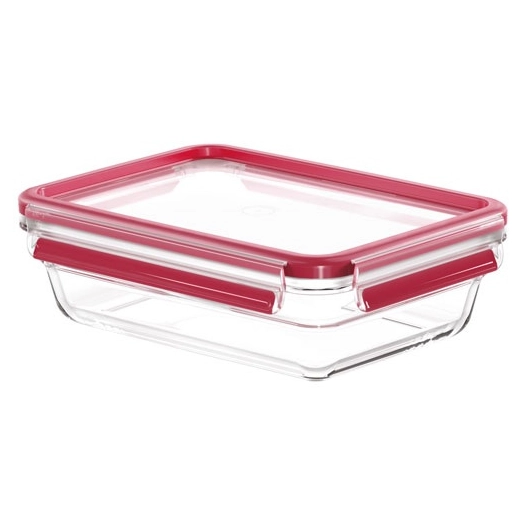 boîte de conservation rectangulaire 1,1 l - masterseal glass - tefal