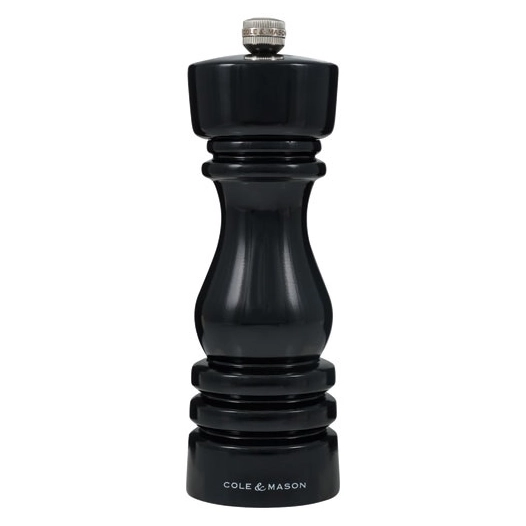 moulin à poivre 18 cm noir brillant - london - cole et mason