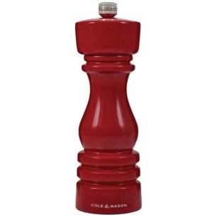 moulin à poivre 18 cm rouge brillant - london - cole et mason