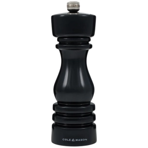 moulin à sel 18 cm noir brillant - london - cole et mason