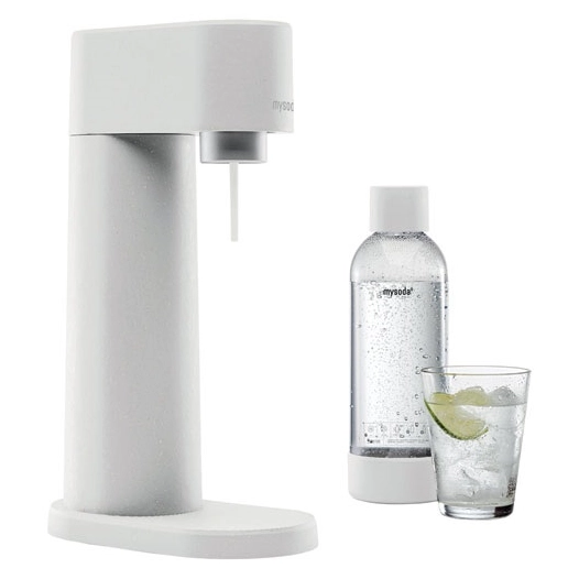machine à gazéifier blanche - woody - mysoda