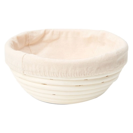 banneton rond 25 cm avec toile - patisse