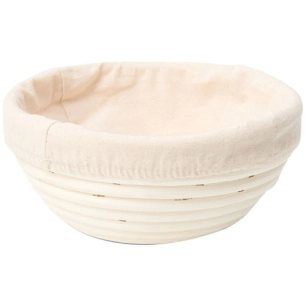 banneton rond 25 cm avec toile - patisse