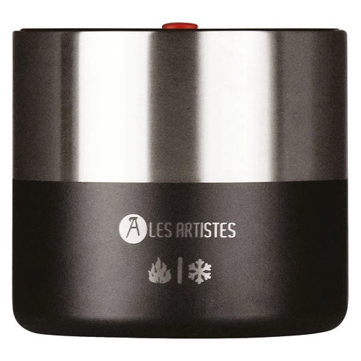 boîte repas 0,7 l split black - lunchbox icebucket timeless - les artistes