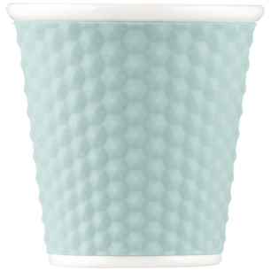 6 tasse 8 cl lagoon - nid d'abeille - les artistes