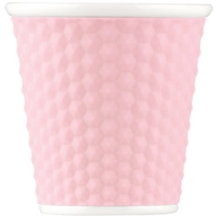 6 tasse 8 cl magnolia - nid d'abeille - les artistes