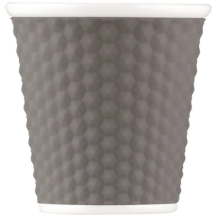 6 tasse 8 cl grey - nid d'abeille - les artistes