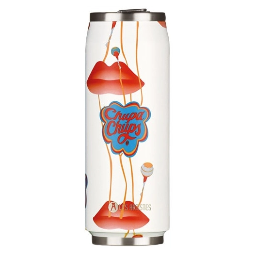 canette isotherme 500 ml chupa chups kiss - pull can'it iconic - les artistes