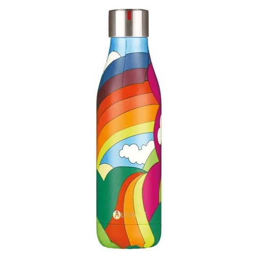 bouteille isotherme 500 ml rainbow - bottle'up vintage - les artistes