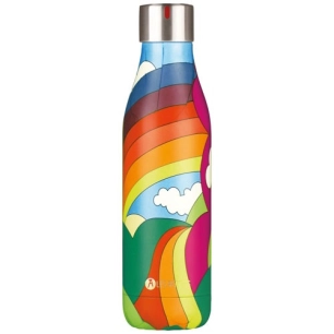 bouteille isotherme 500 ml rainbow - bottle'up vintage - les artistes