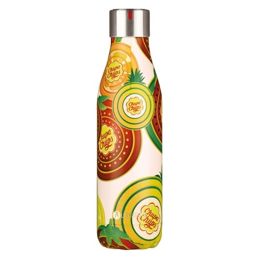 bouteille isotherme 500 ml chupa chups kiss - bottle'up iconic - les artistes